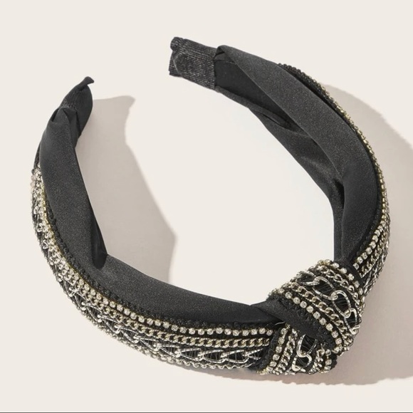 Rhinestone and Chain Decor Jeweled headbands - Picture 4 of 4